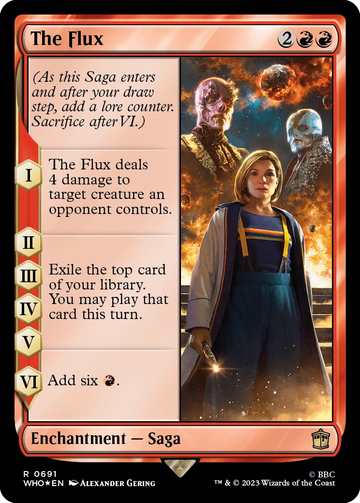 The Flux (Surge Foil) [Doctor Who] | Eastridge Sports Cards & Games