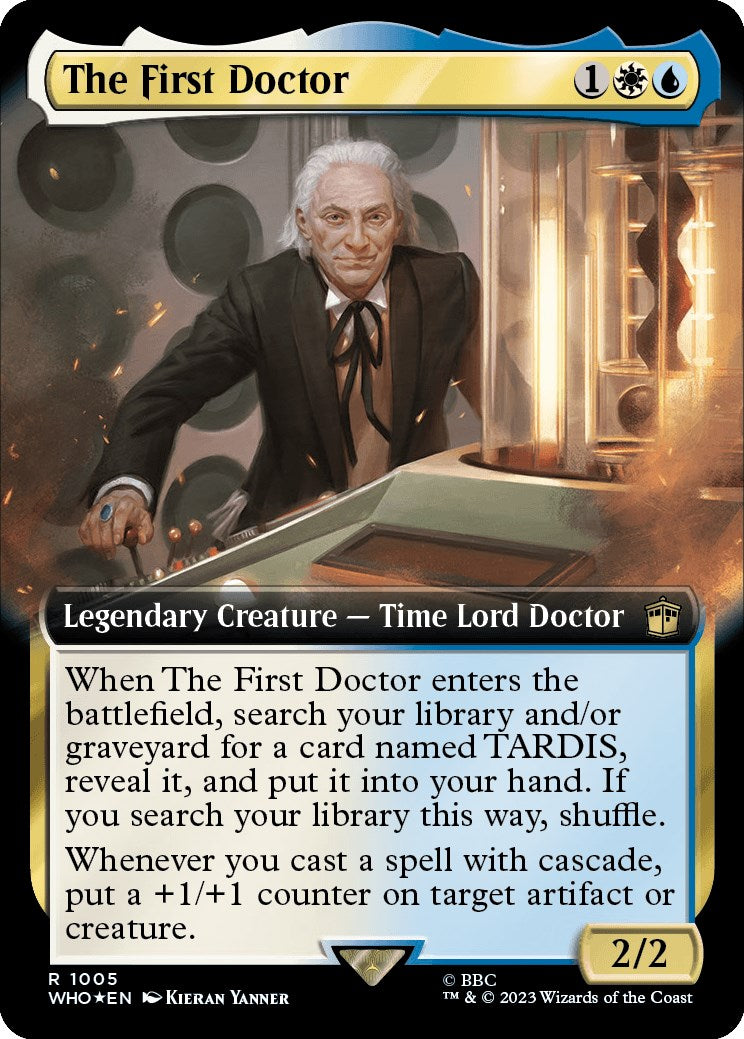 The First Doctor (Extended Art) (Surge Foil) [Doctor Who] | Eastridge Sports Cards & Games