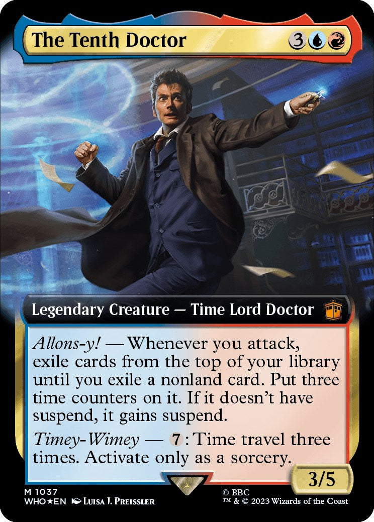 The Tenth Doctor (Extended Art) (Surge Foil) [Doctor Who] | Eastridge Sports Cards & Games