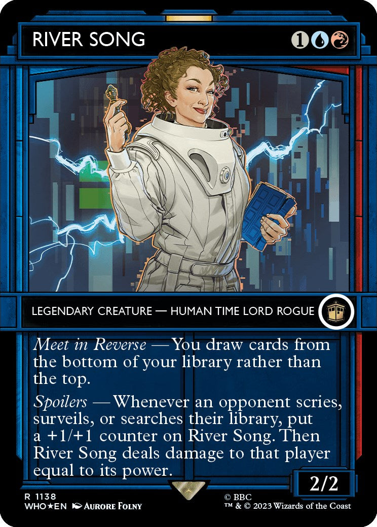 RIVER SONG (Showcase) (Surge Foil) [Doctor Who] | Eastridge Sports Cards & Games