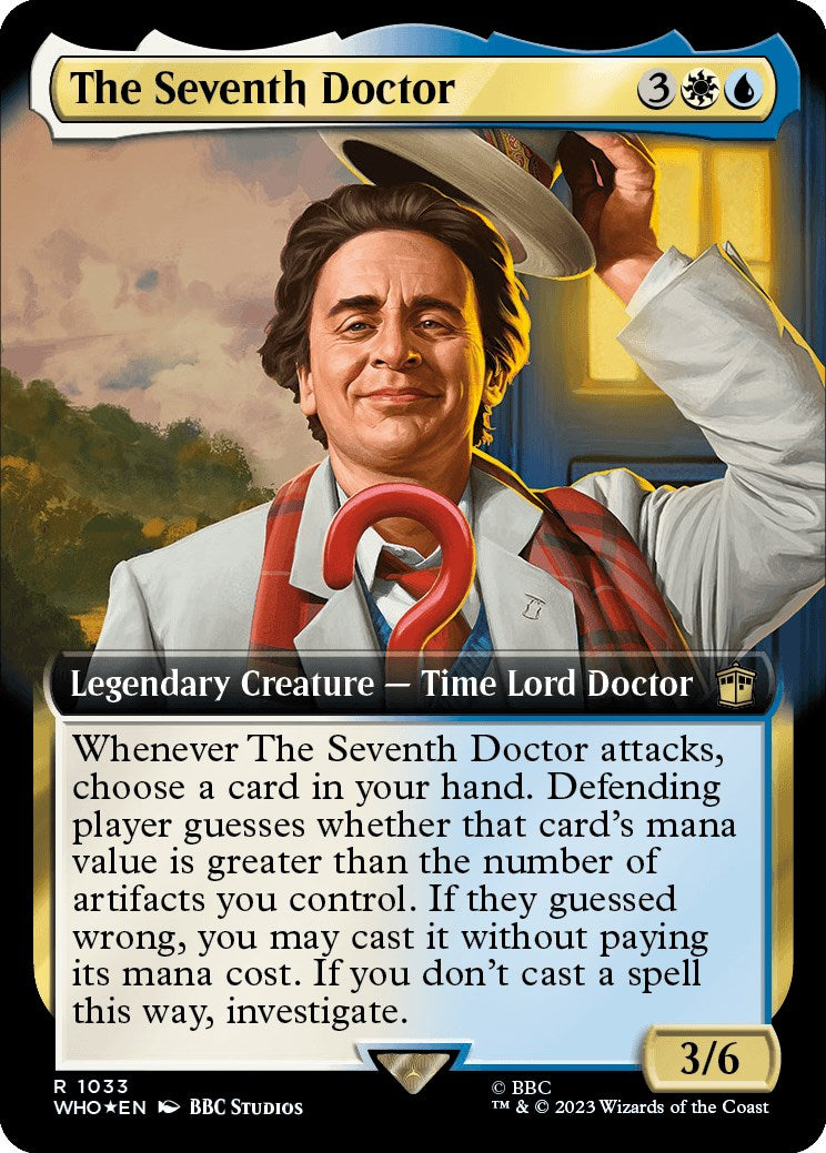 The Seventh Doctor (Extended Art) (Surge Foil) [Doctor Who] | Eastridge Sports Cards & Games