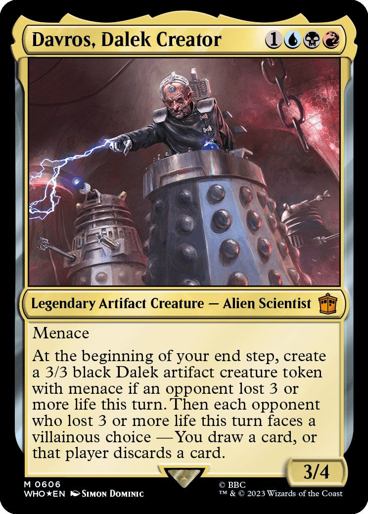 Davros, Dalek Creator (Surge Foil) [Doctor Who] | Eastridge Sports Cards & Games
