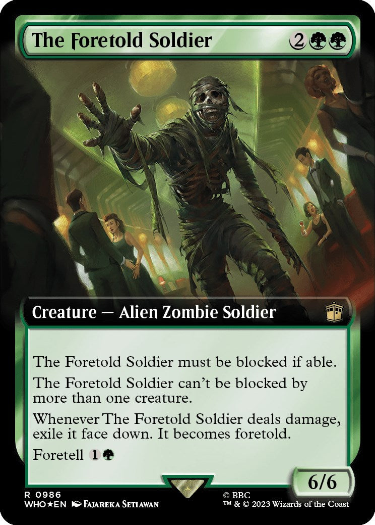 The Foretold Soldier (Extended Art) (Surge Foil) [Doctor Who] | Eastridge Sports Cards & Games