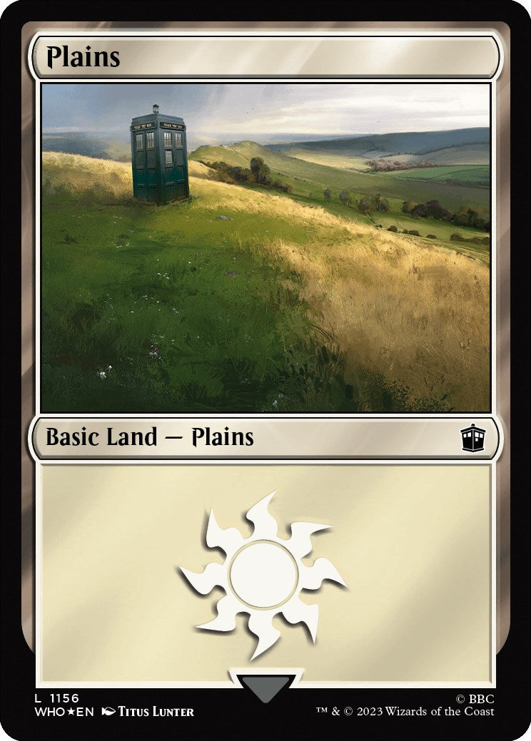 Plains (1156) (Surge Foil) [Doctor Who] | Eastridge Sports Cards & Games