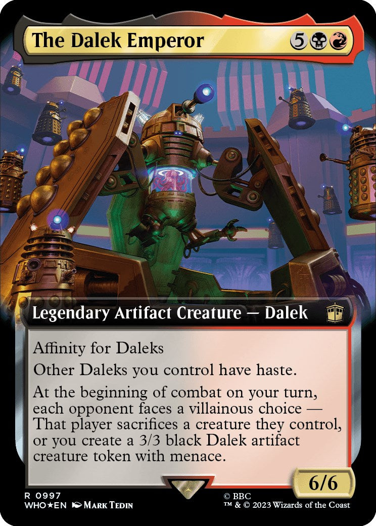 The Dalek Emperor (Extended Art) (Surge Foil) [Doctor Who] | Eastridge Sports Cards & Games