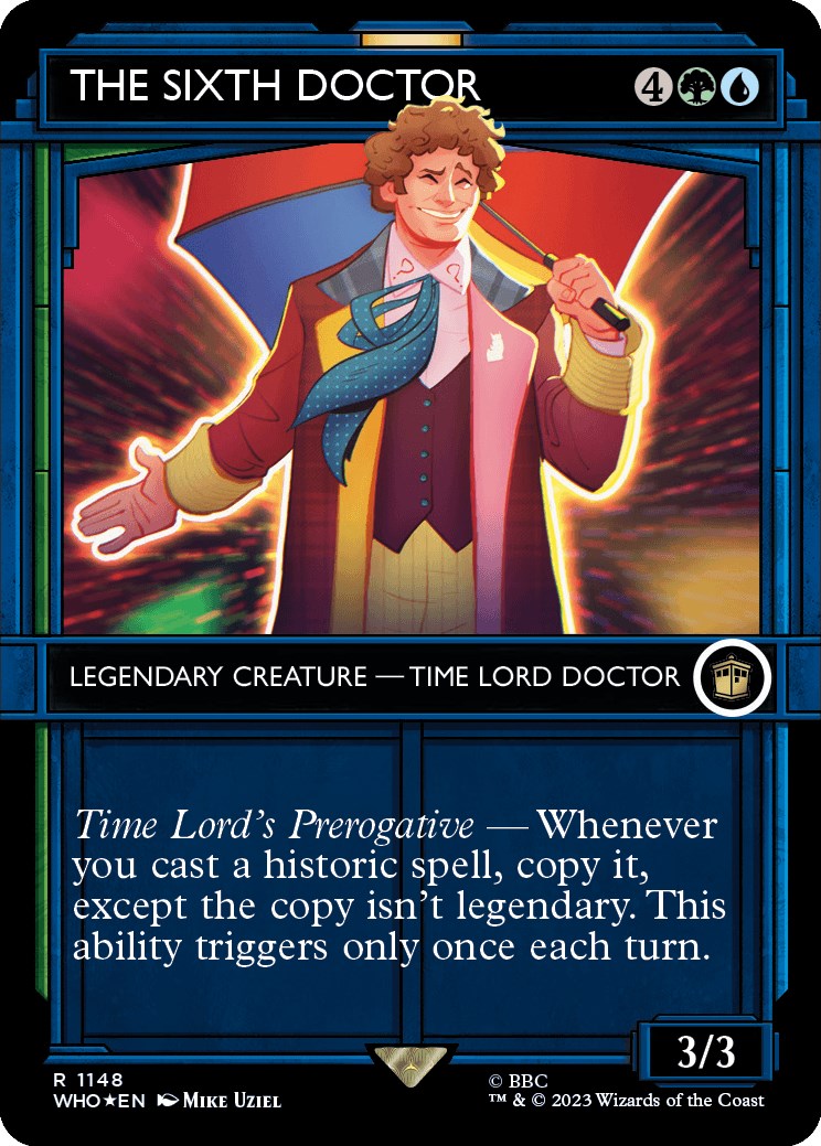 The Sixth Doctor (Showcase) (Surge Foil) [Doctor Who] | Eastridge Sports Cards & Games