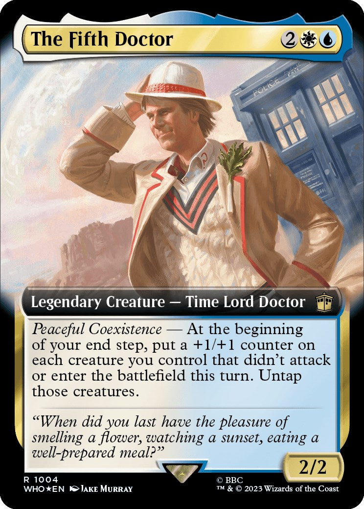 The Fifth Doctor (Extended Art) (Surge Foil) [Doctor Who] | Eastridge Sports Cards & Games