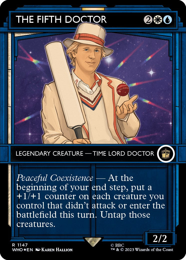 The Fifth Doctor (Showcase) (Surge Foil) [Doctor Who] | Eastridge Sports Cards & Games