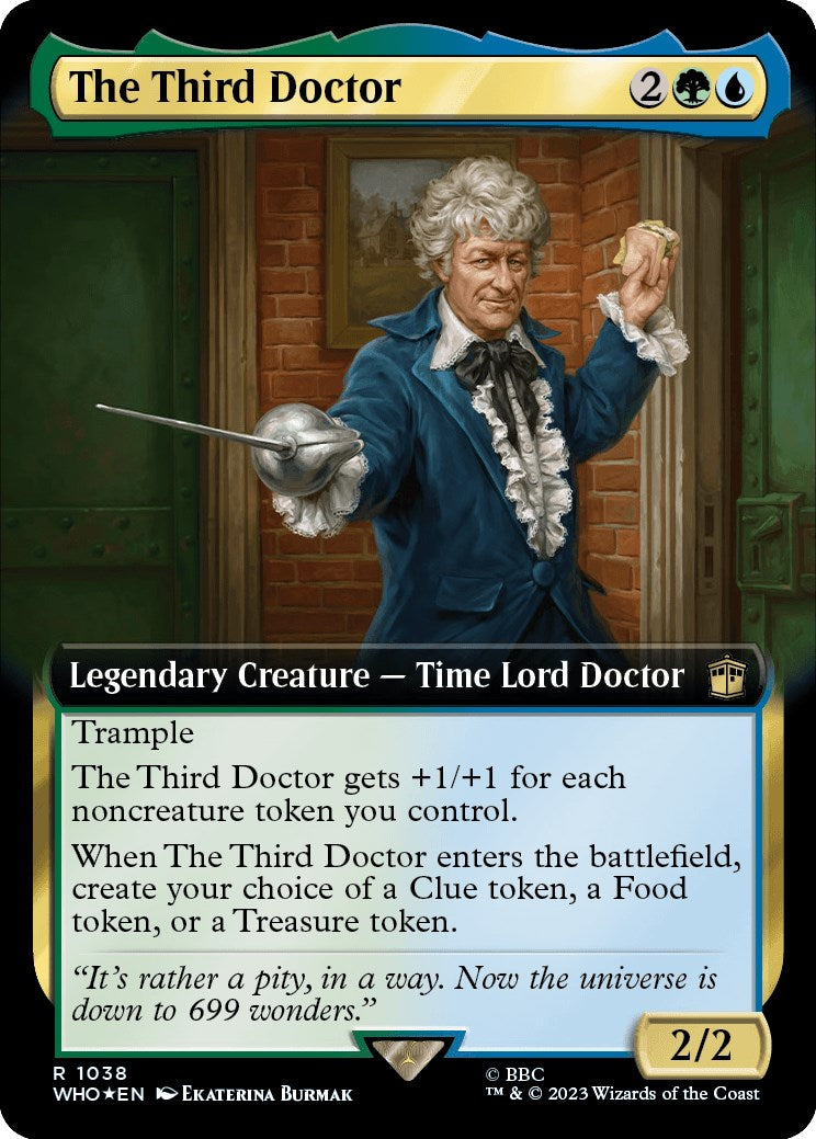 The Third Doctor (Extended Art) (Surge Foil) [Doctor Who] | Eastridge Sports Cards & Games