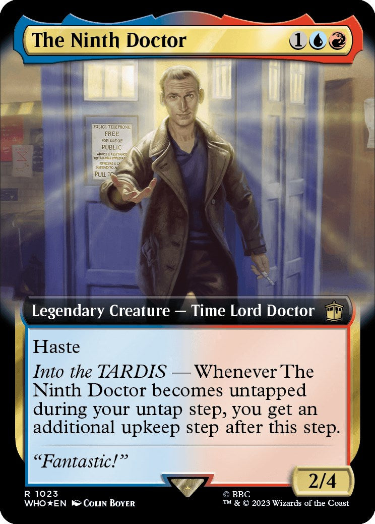 The Ninth Doctor (Extended Art) (Surge Foil) [Doctor Who] | Eastridge Sports Cards & Games