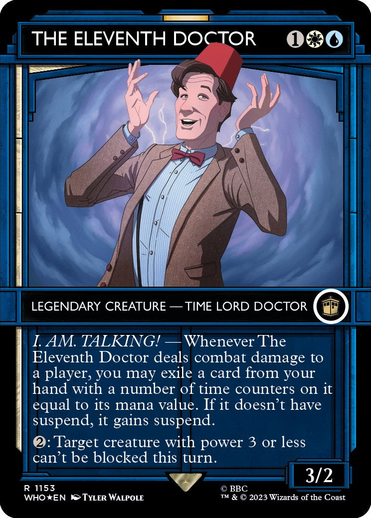 The Eleventh Doctor (Showcase) (Surge Foil) [Doctor Who] | Eastridge Sports Cards & Games