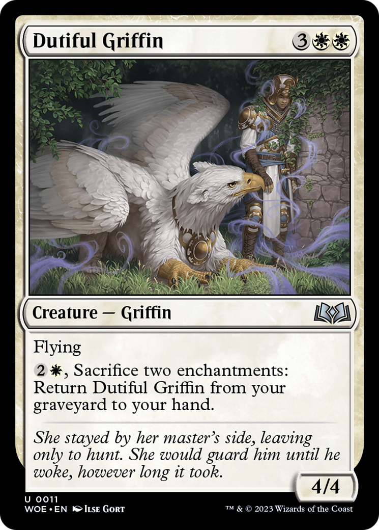 Dutiful Griffin [Wilds of Eldraine] | Eastridge Sports Cards & Games