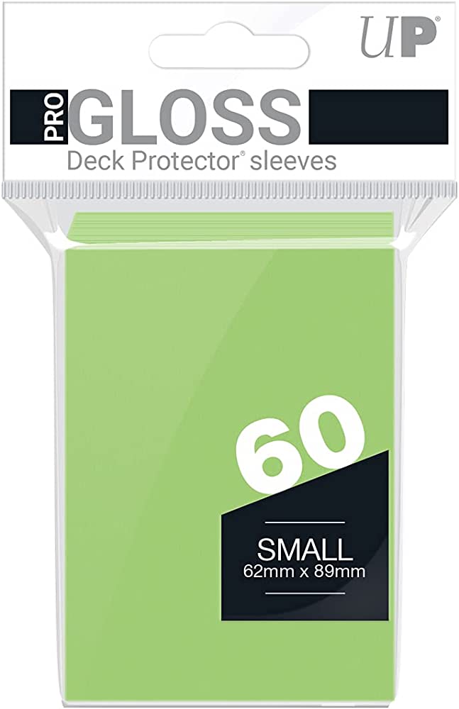 Ultra Pro Gloss Small Deck Protector - Lime Green 60ct | Eastridge Sports Cards & Games