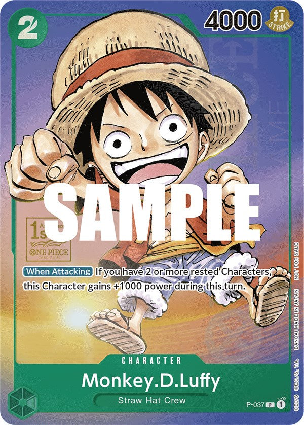 Monkey.D.Luffy (1st Anniversary Tournament) [One Piece Promotion Cards] | Eastridge Sports Cards & Games