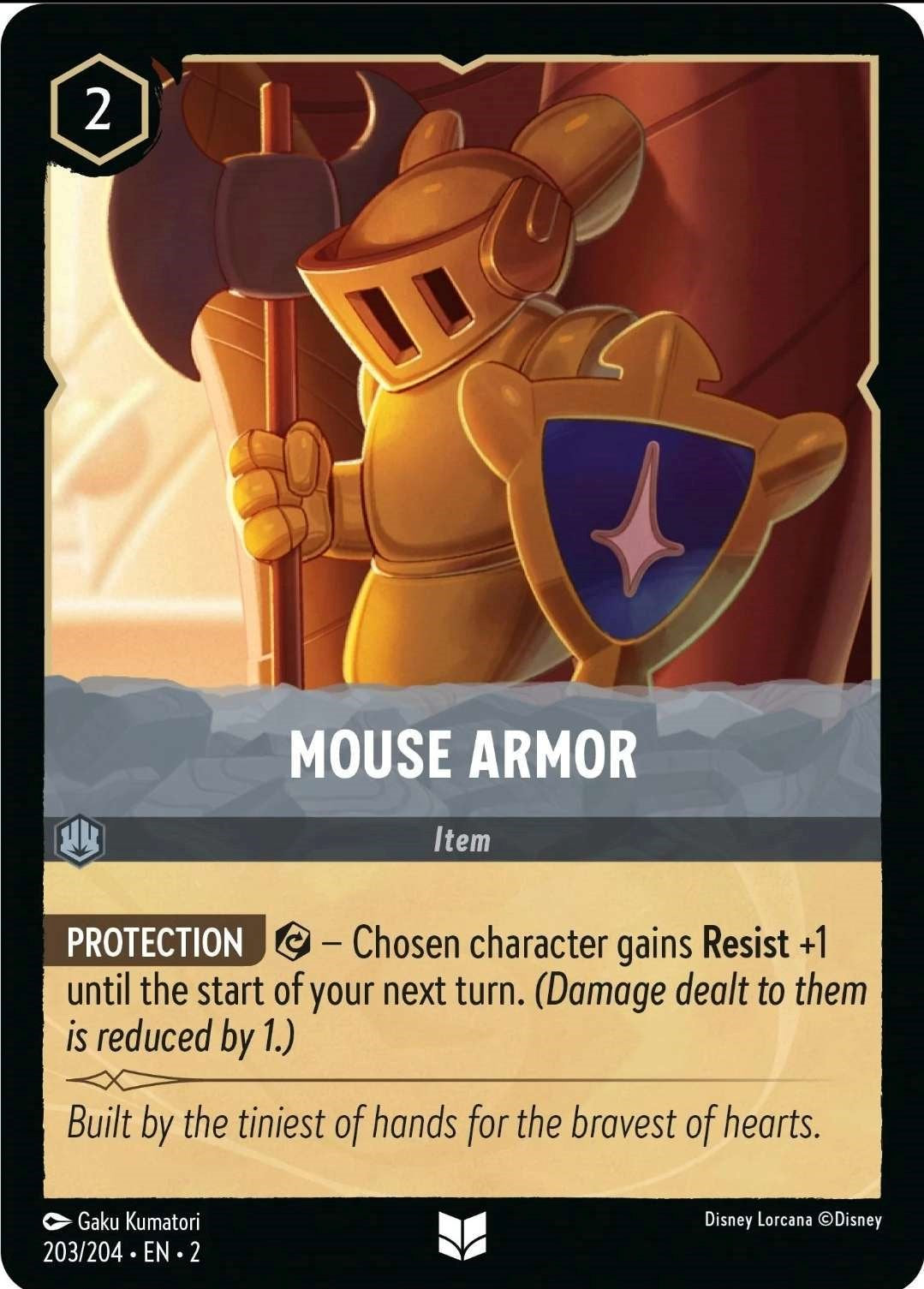 Mouse Armor (203/204) [Rise of the Floodborn] | Eastridge Sports Cards & Games