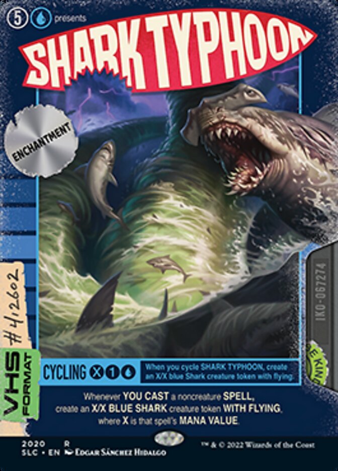 Shark Typhoon (Borderless Alternate Art) [Secret Lair Countdown Kit] | Eastridge Sports Cards & Games