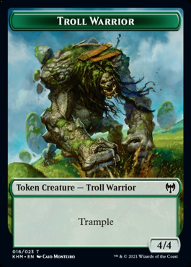 Troll Warrior Token [Kaldheim Tokens] | Eastridge Sports Cards & Games