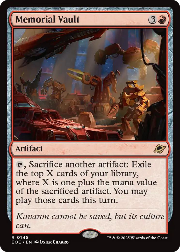 Memorial Vault [Edge of Eternities] | Eastridge Sports Cards & Games