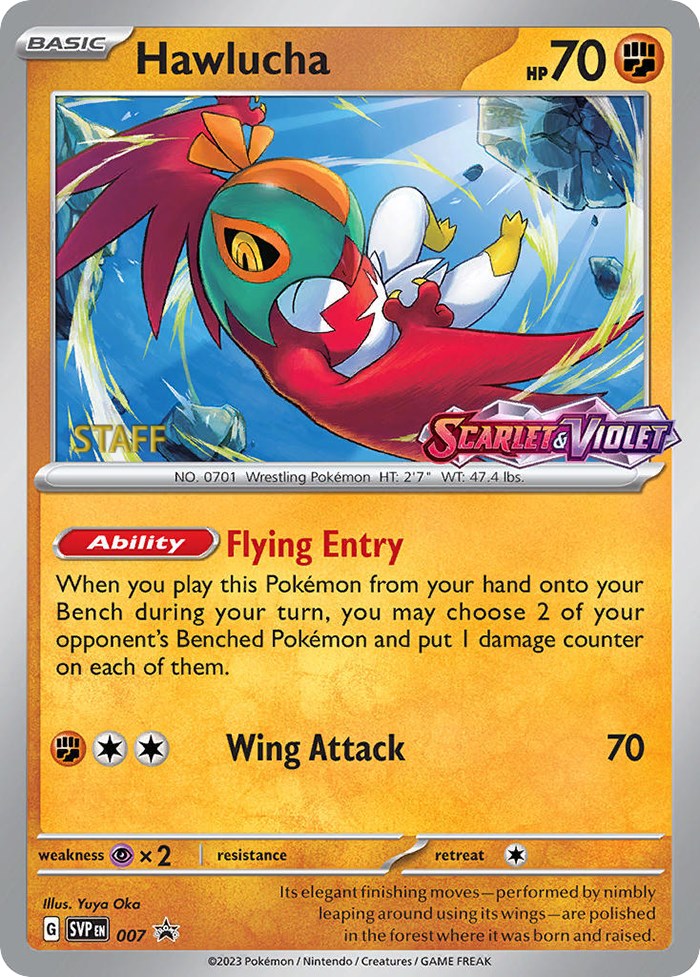 Hawlucha (007) [Staff] [Scarlet & Violet 151] | Eastridge Sports Cards & Games