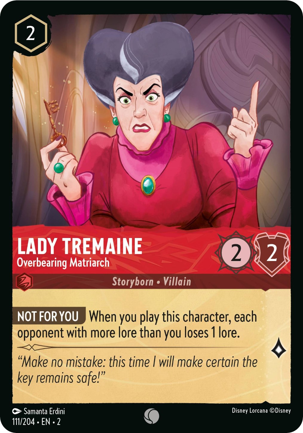 Lady Tremaine - Overbearing Matriarch (111/204) [Rise of the Floodborn] | Eastridge Sports Cards & Games