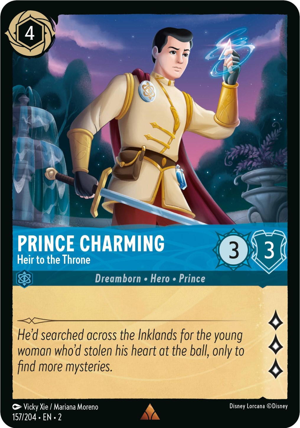 Prince Charming - Heir to the Throne (157/204) [Rise of the Floodborn] | Eastridge Sports Cards & Games