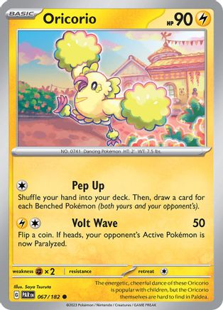 Oricorio (067/182) [Scarlet & Violet: Paradox Rift] | Eastridge Sports Cards & Games