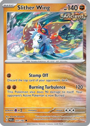 Slither Wing (107/182) [Scarlet & Violet: Paradox Rift] | Eastridge Sports Cards & Games