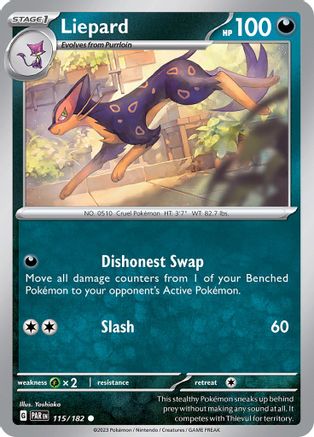 Liepard (115/182) [Scarlet & Violet: Paradox Rift] | Eastridge Sports Cards & Games
