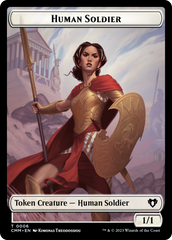 Human Soldier // Knight Double-Sided Token [Commander Masters Tokens] | Eastridge Sports Cards & Games