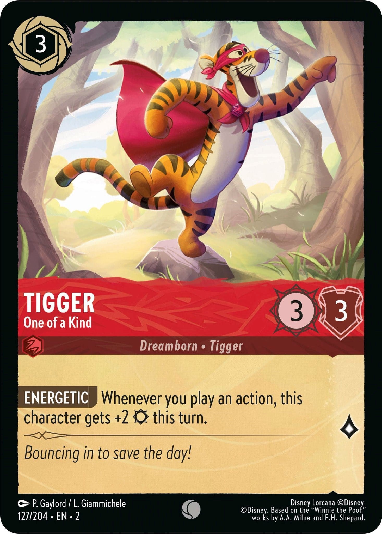 Tigger - One of a Kind (127/204) [Rise of the Floodborn] | Eastridge Sports Cards & Games