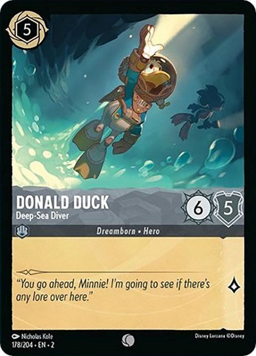 Donald Duck - Deep-Sea Diver (178/204) [Rise of the Floodborn] | Eastridge Sports Cards & Games