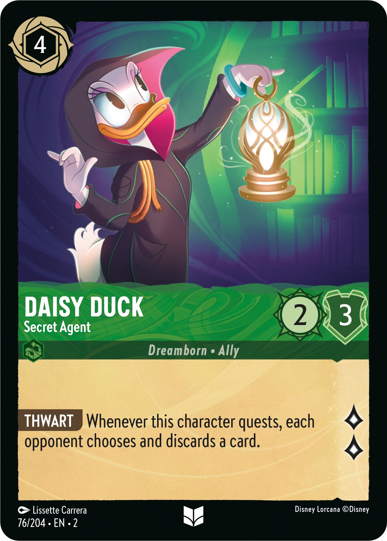 Daisy Duck - Secret Agent (76/204) [Rise of the Floodborn] | Eastridge Sports Cards & Games