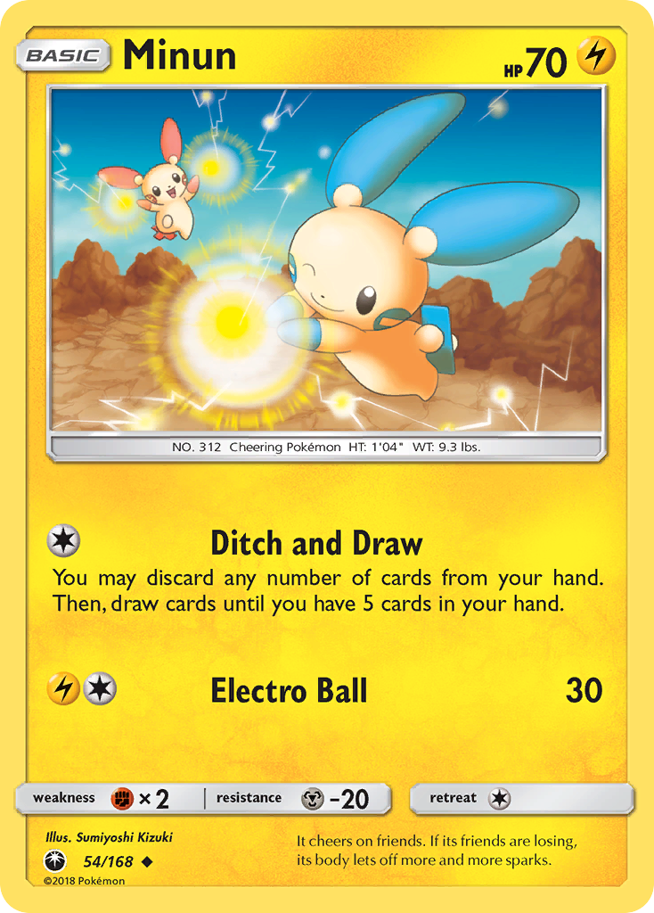 Minun (54/168) [Sun & Moon: Celestial Storm] | Eastridge Sports Cards & Games