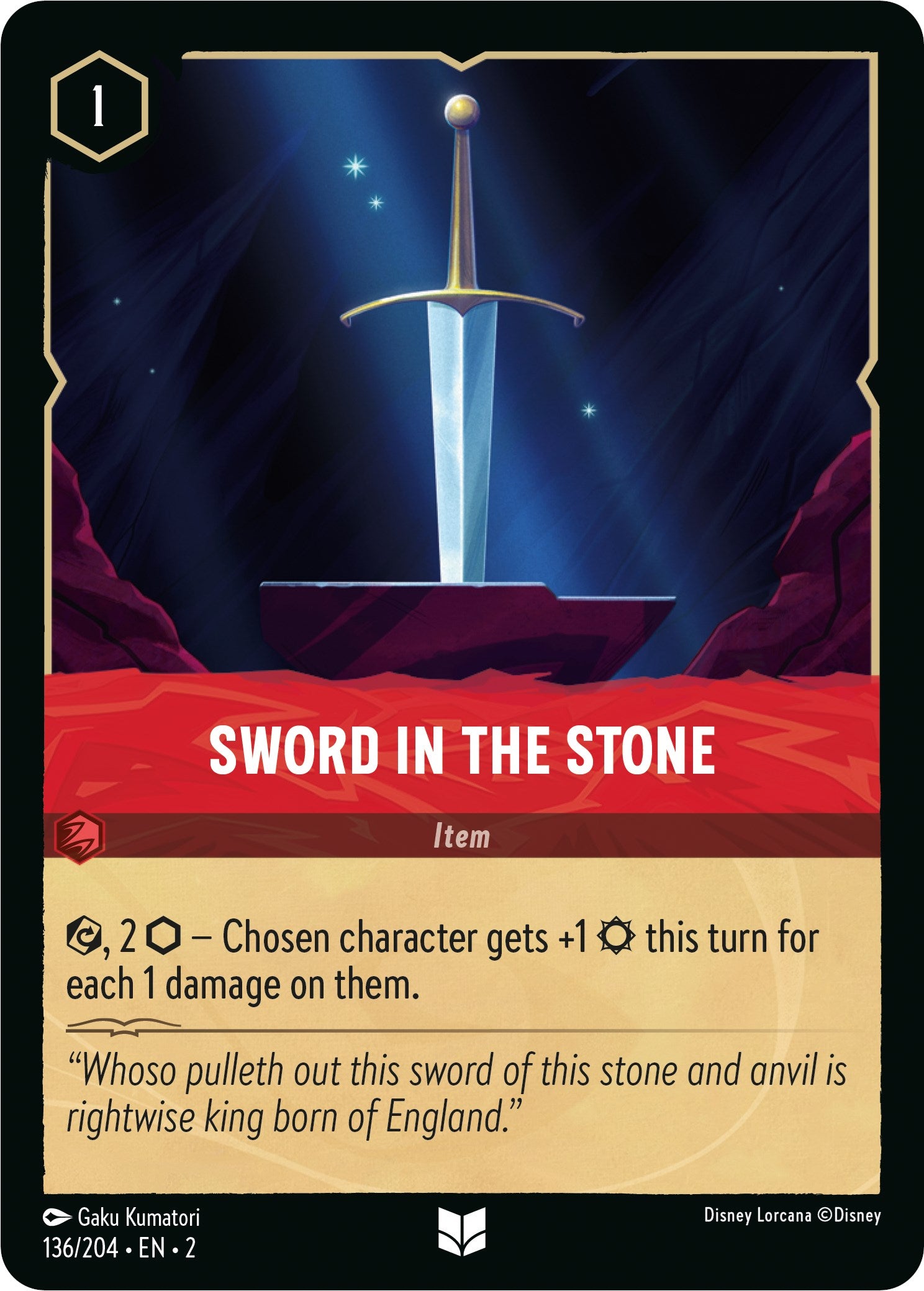 Sword in the Stone (136/204) [Rise of the Floodborn] | Eastridge Sports Cards & Games