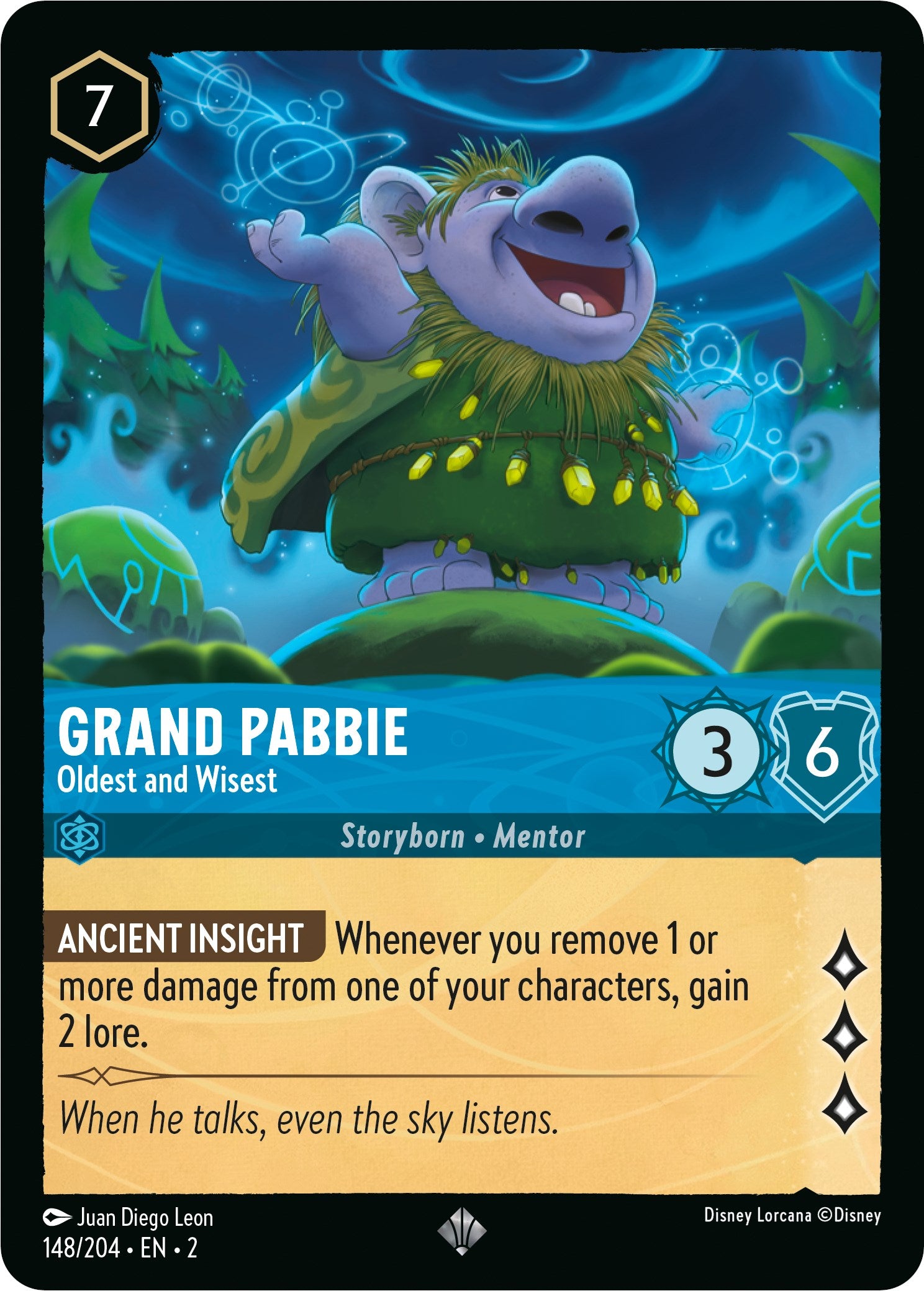 Grand Pabbie - Oldest and Wisest (148/204) [Rise of the Floodborn] | Eastridge Sports Cards & Games