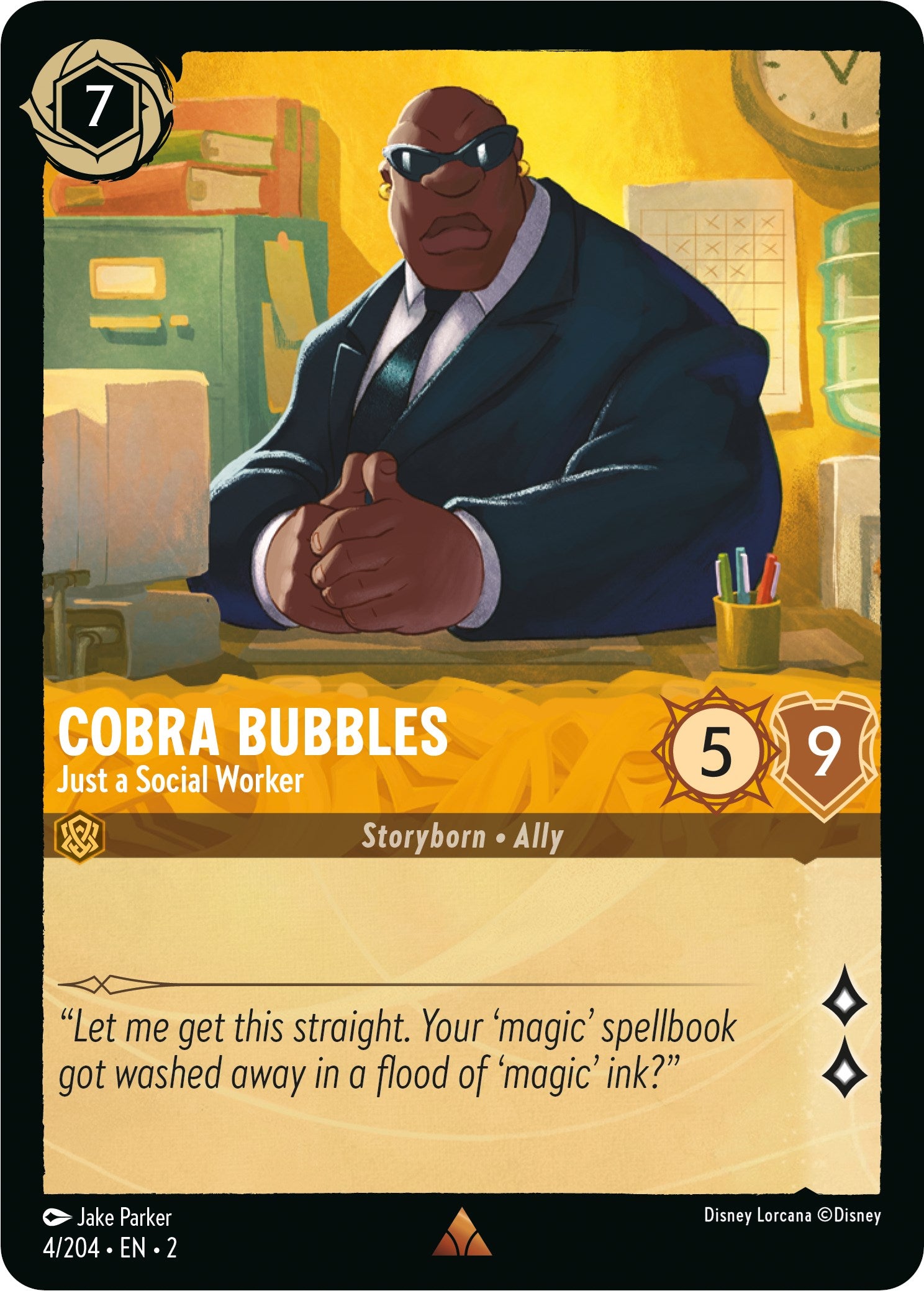 Cobra Bubbles - Just a Social Worker (4/204) [Rise of the Floodborn] | Eastridge Sports Cards & Games