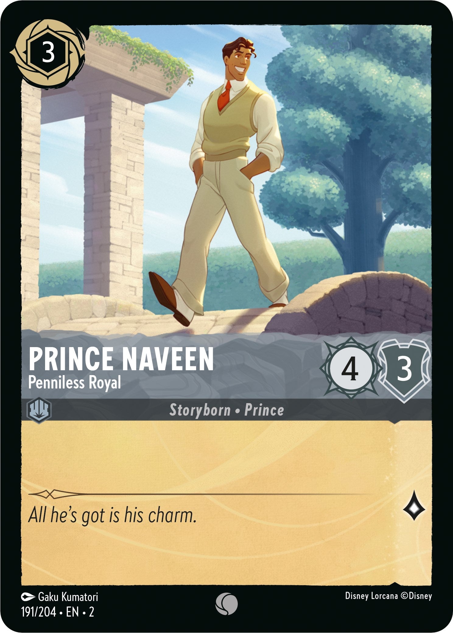 Prince Naveen - Penniless Royal (191/204) [Rise of the Floodborn] | Eastridge Sports Cards & Games