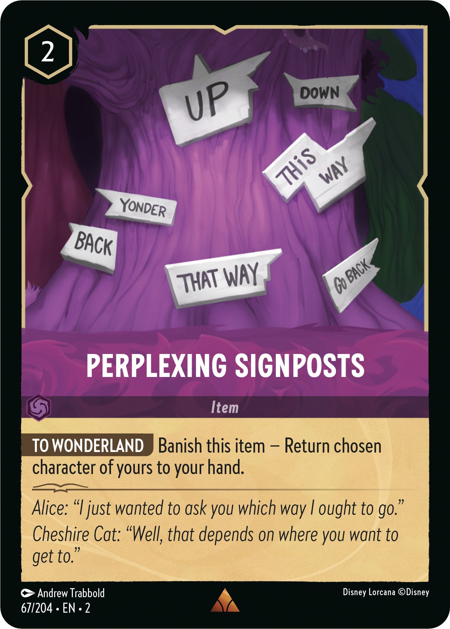 Perplexing Signposts (67/204) [Rise of the Floodborn] | Eastridge Sports Cards & Games