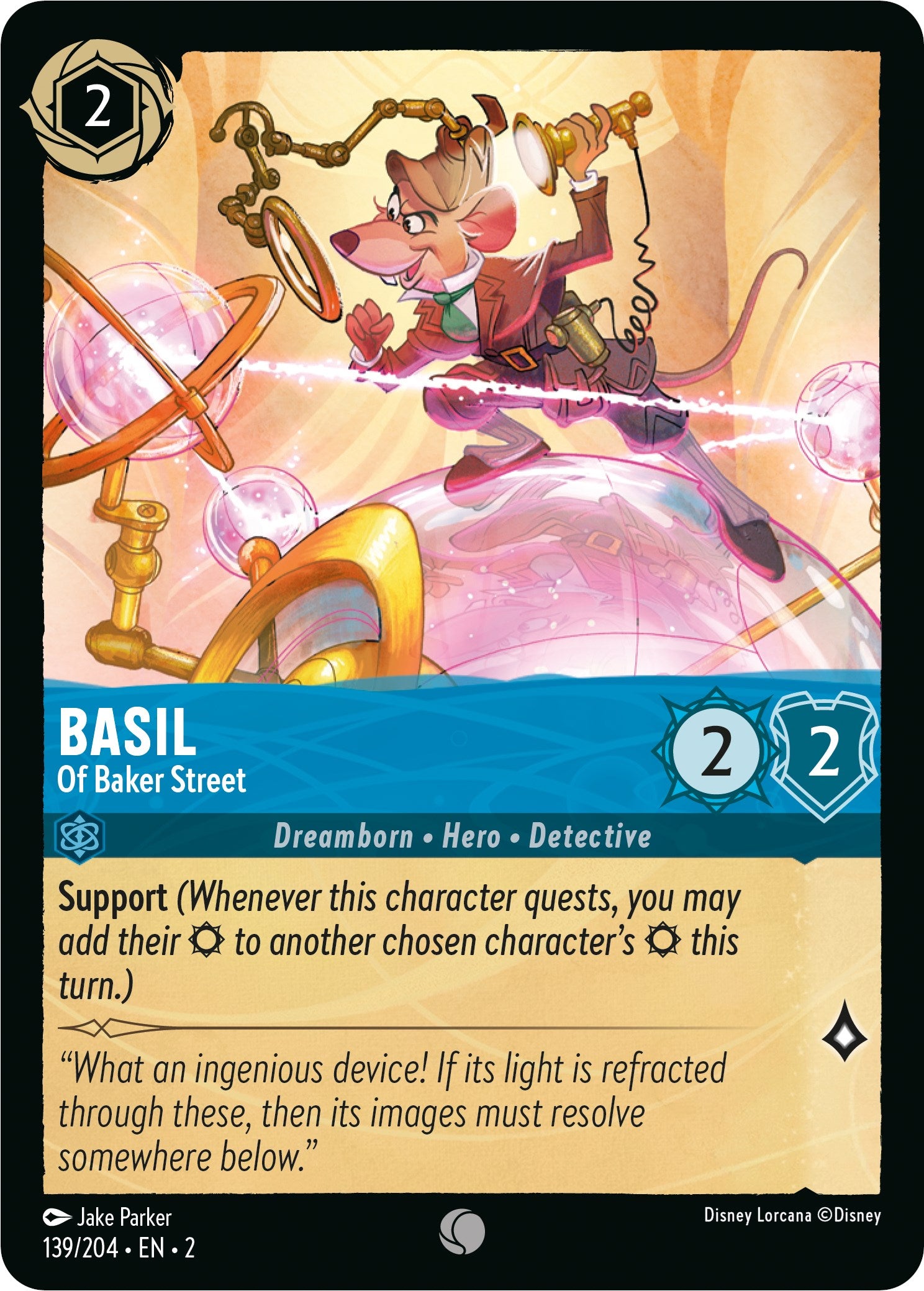 Basil - Of Baker Street (139/204) [Rise of the Floodborn] | Eastridge Sports Cards & Games