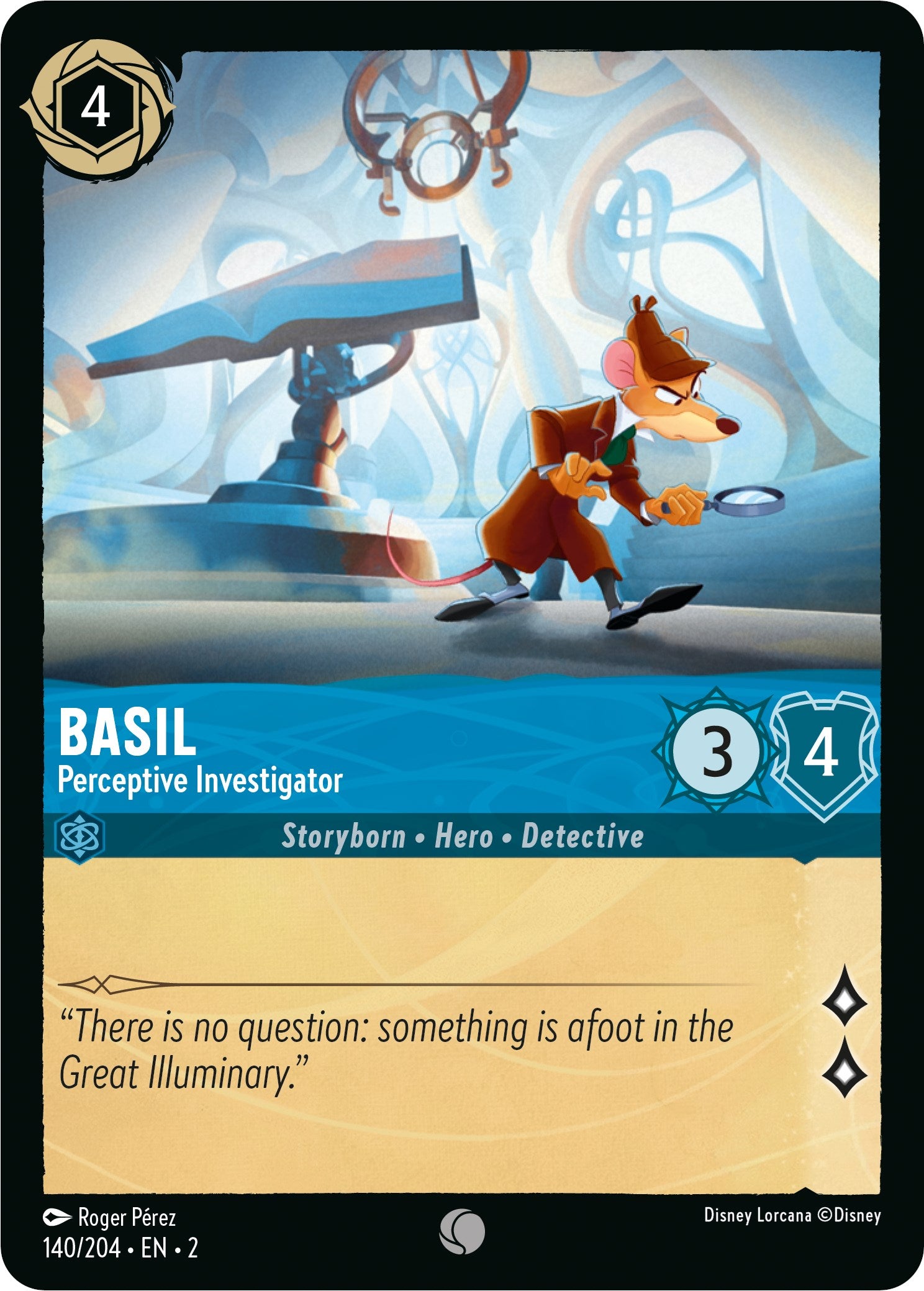 Basil - Perceptive Investigator (140/204) [Rise of the Floodborn] | Eastridge Sports Cards & Games