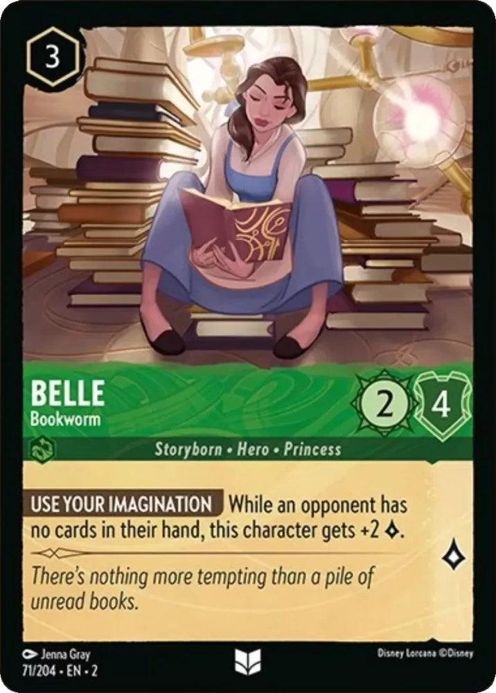 Belle - Bookworm (71/204) [Rise of the Floodborn] | Eastridge Sports Cards & Games