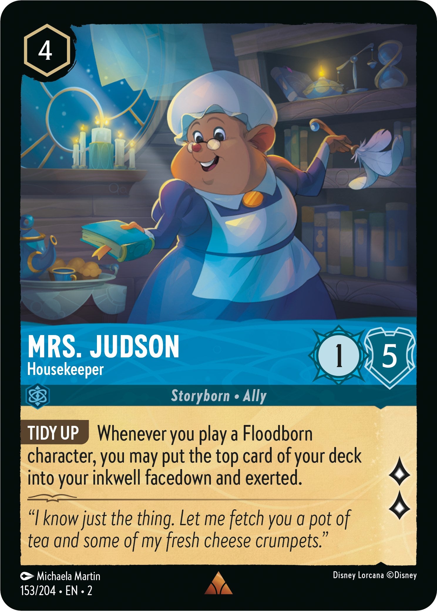 Mrs. Judson - Housekeeper (153/204) [Rise of the Floodborn] | Eastridge Sports Cards & Games
