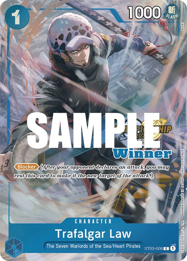 Trafalgar Law (CS 2023 Top Players Pack) [Winner] [One Piece Promotion Cards] | Eastridge Sports Cards & Games