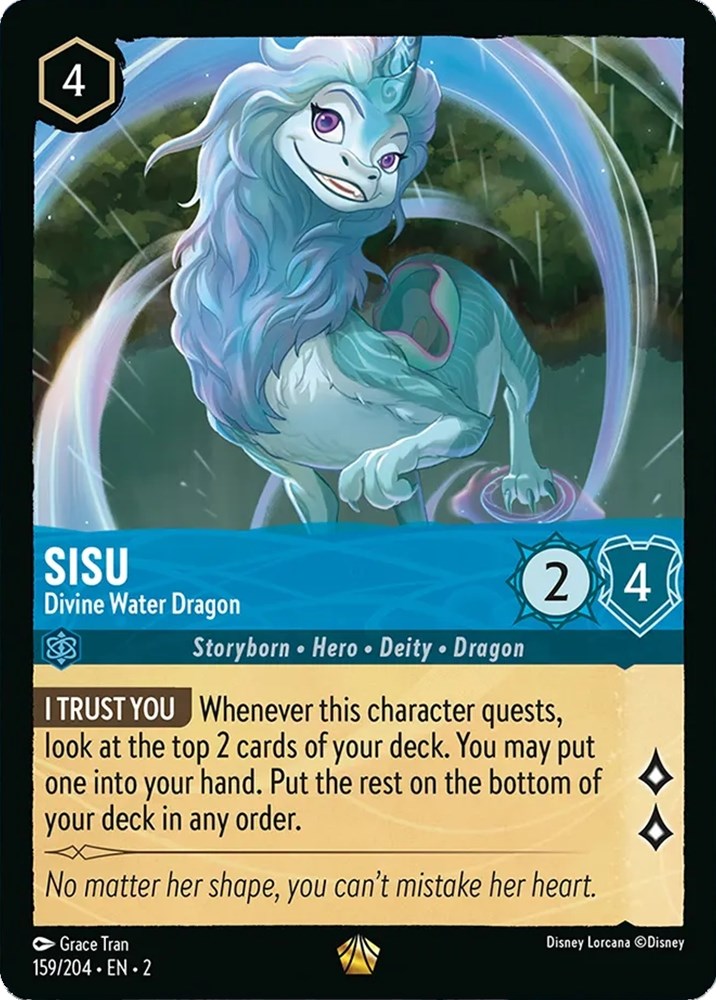 Sisu - Divine Water Dragon (159/204) [Rise of the Floodborn] | Eastridge Sports Cards & Games