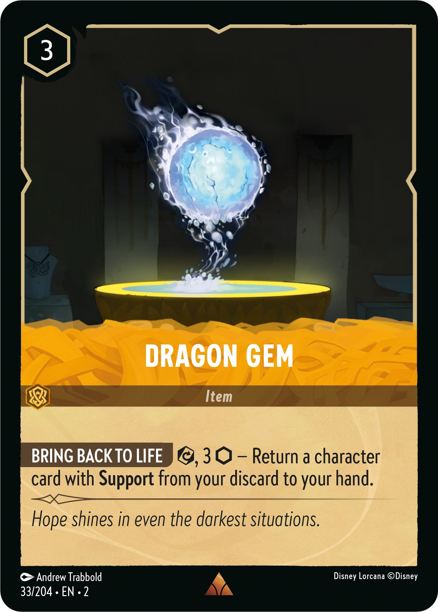 Dragon Gem (33/204) [Rise of the Floodborn] | Eastridge Sports Cards & Games