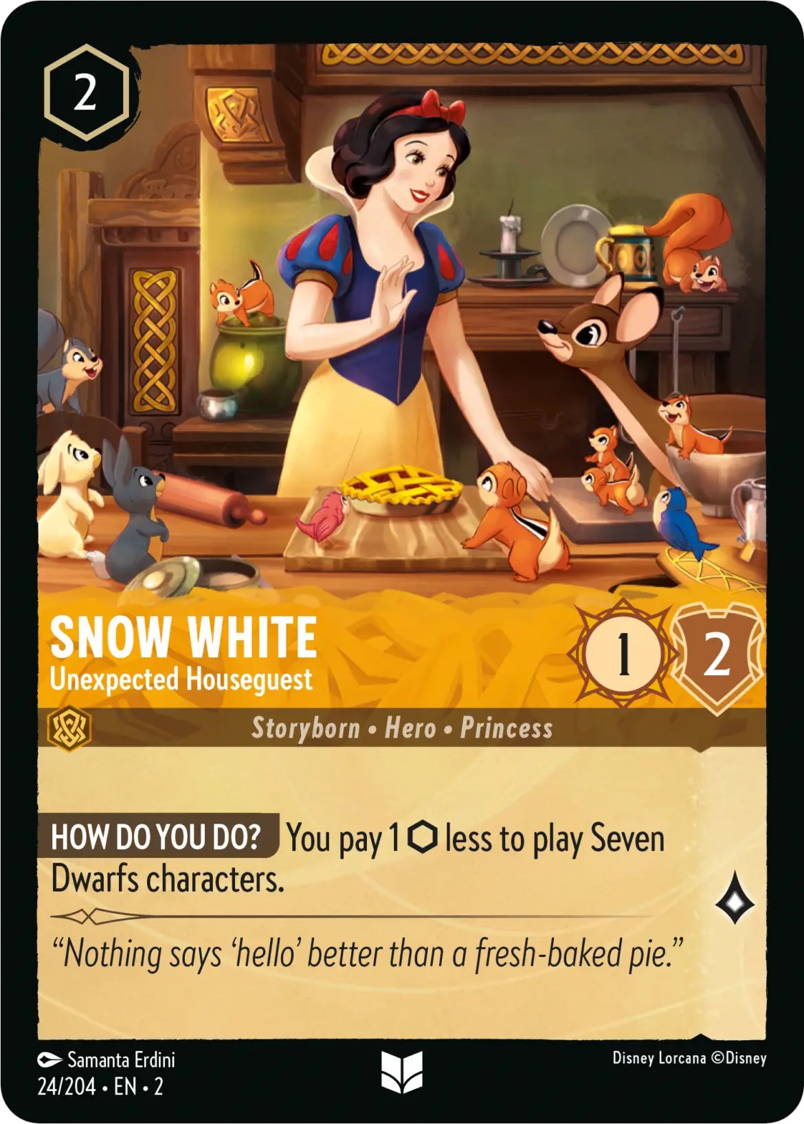 Snow White - Unexpected Houseguest (24/204) [Rise of the Floodborn] | Eastridge Sports Cards & Games