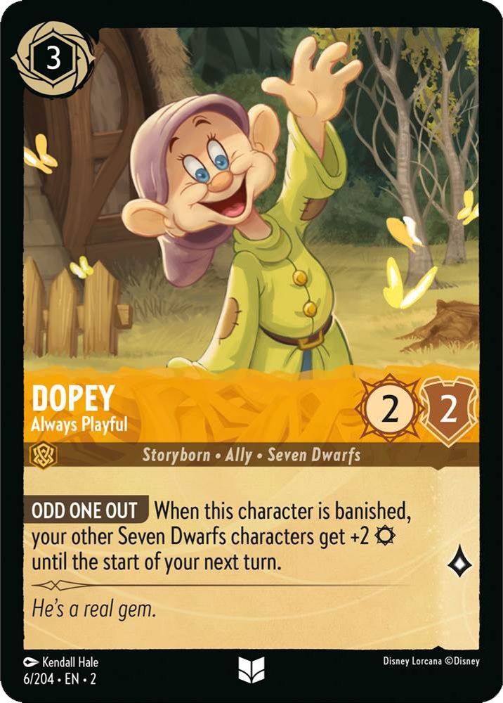 Dopey - Always Playful (6/204) [Rise of the Floodborn] | Eastridge Sports Cards & Games