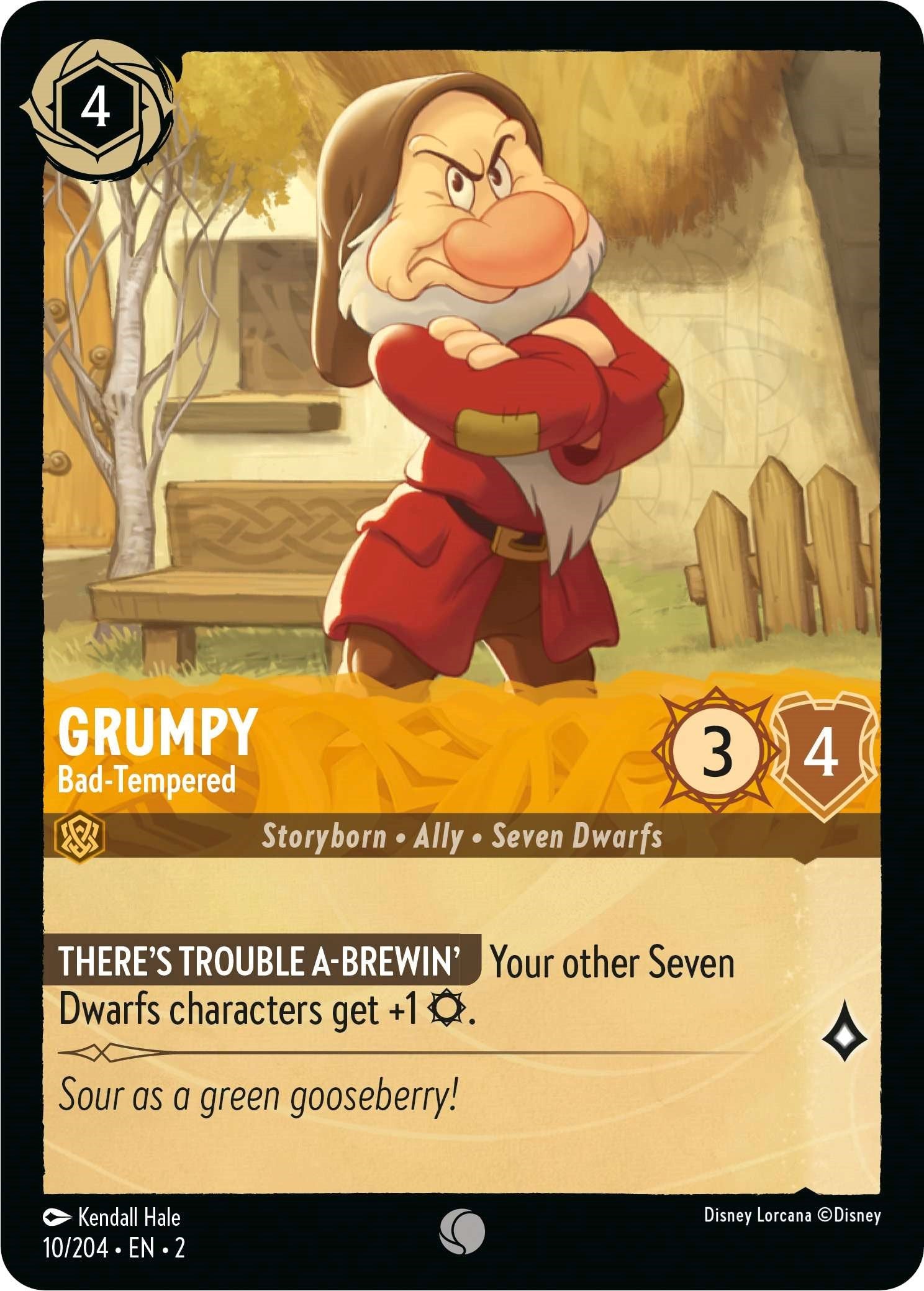 Grumpy - Bad-Tempered (10/204) [Rise of the Floodborn] | Eastridge Sports Cards & Games