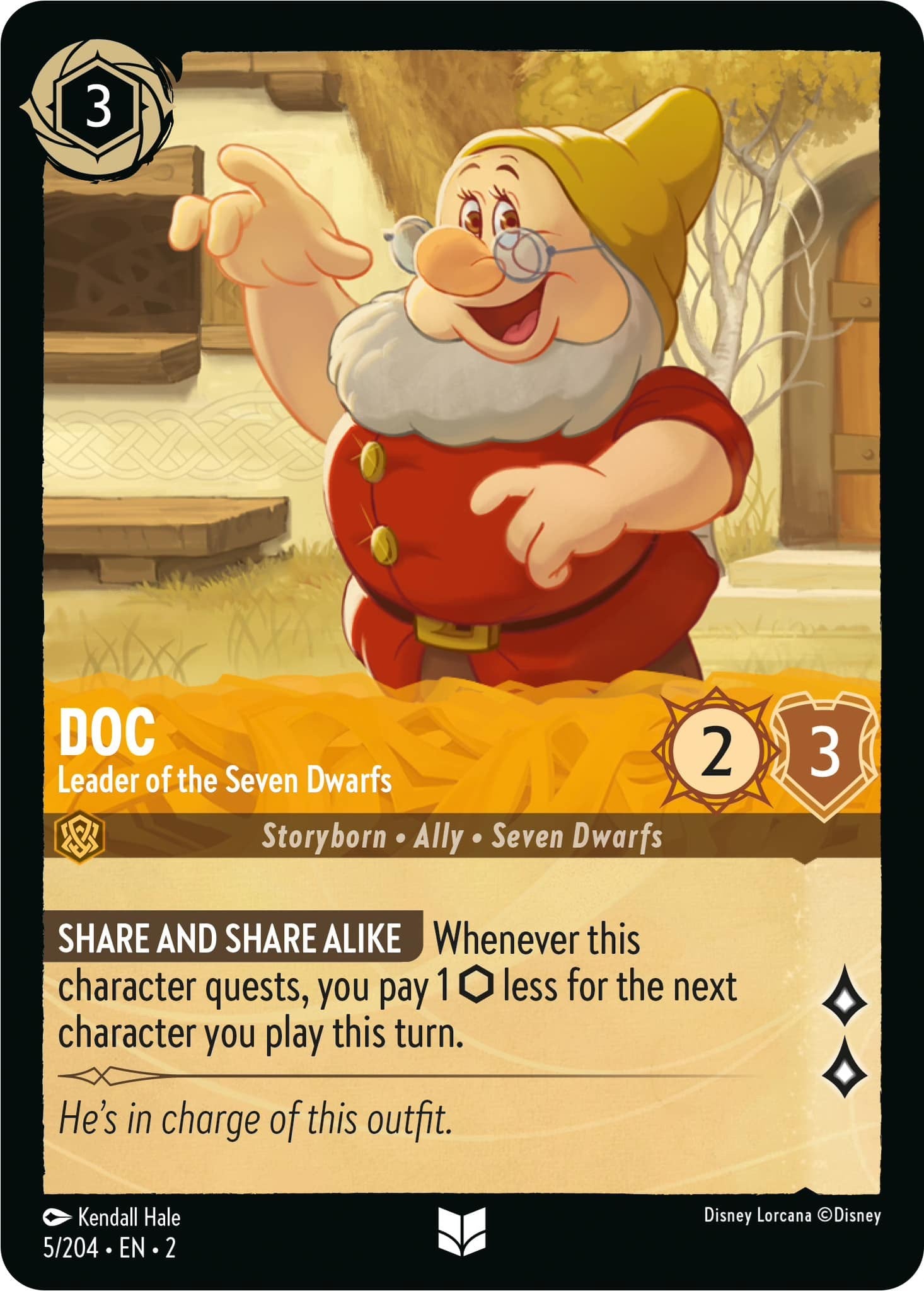 Doc - Leader of the Seven Dwarfs (5/204) [Rise of the Floodborn] | Eastridge Sports Cards & Games
