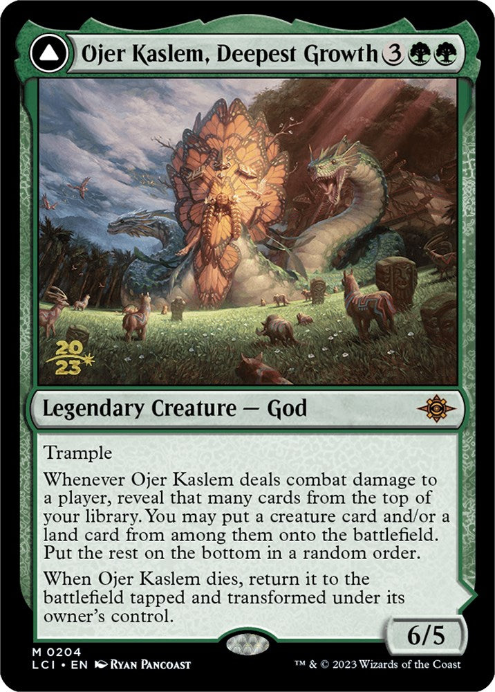 Ojer Kaslem, Deepest Growth // Temple of Cultivation [The Lost Caverns of Ixalan Prerelease Cards] | Eastridge Sports Cards & Games